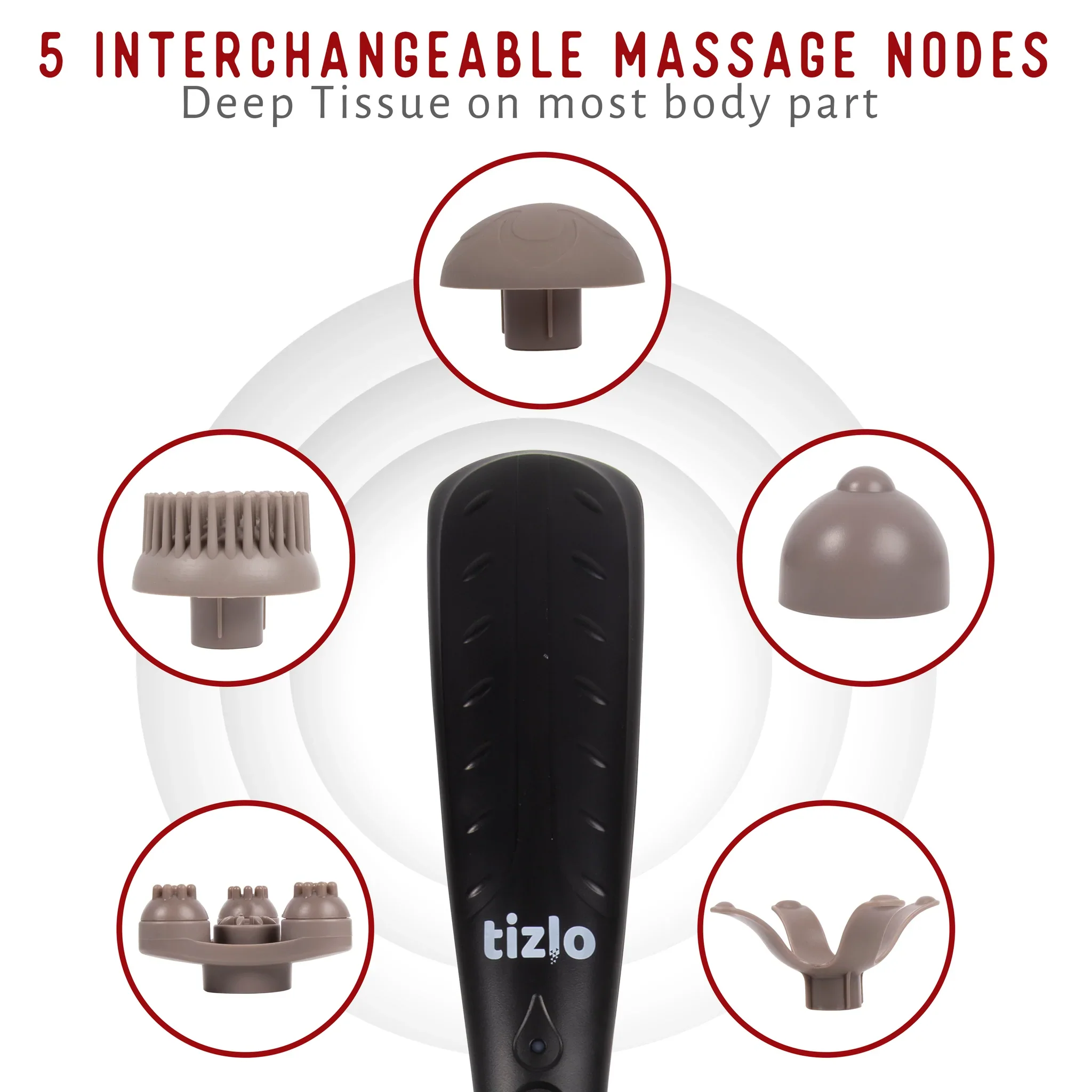Hand Held Deep Tissue Massager Percussion Massager Gun Rechargeable - Image 8