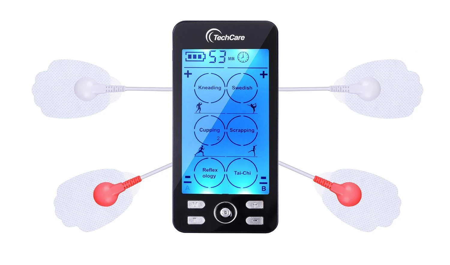 TechCare Plus 24 TENS Unit – Muscle Stimulator for Pain Relief, EMS Therapy Device for Back, Neck, Sciatica & Arthritis, Rechargeable Electric Pulse Massager with 24 Modes - Image 8