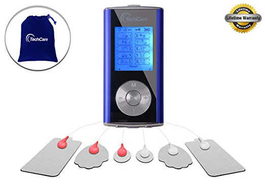 TechCare Mini 10 Modes Massager Tens Unit Muscle Stimulator Machine with Hard Case - Image 3