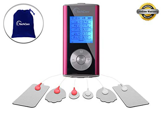 TechCare Mini 10 Modes Massager Tens Unit Muscle Stimulator Machine with Hard Case - Image 3