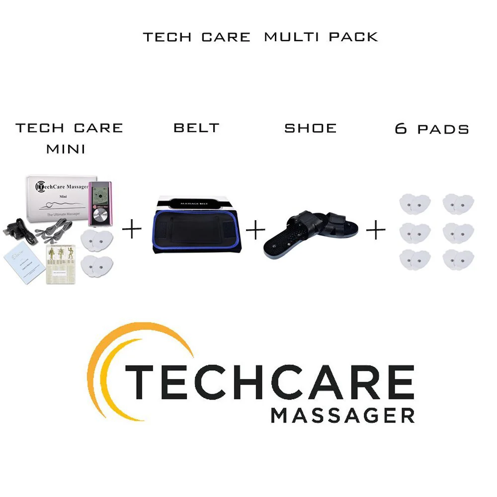 TechCare Mini Tens Massager +  Belt + Shoe +  6 Pads - Image 5