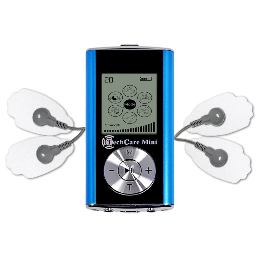 TechCare Mini Tens Massager + Shoe + 6 Pads - Image 2