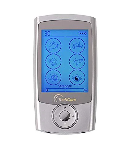 TechCare Pro 24 Modes Rechargeable Compact Tens Unit Electronic Pulse Massager with Protective Hard Travel Case - Image 5