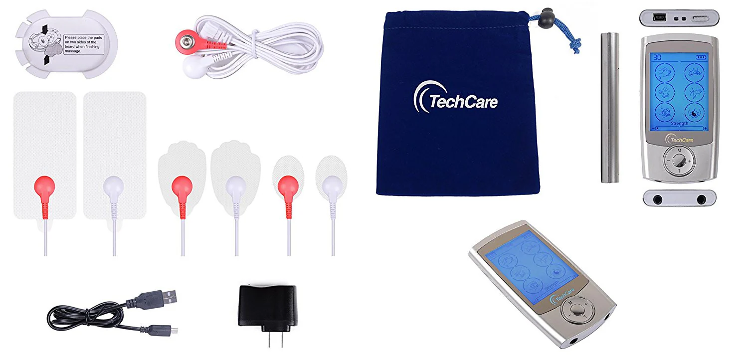 TechCare Pro 24 Modes Tens Unit + 6 pads - Image 4