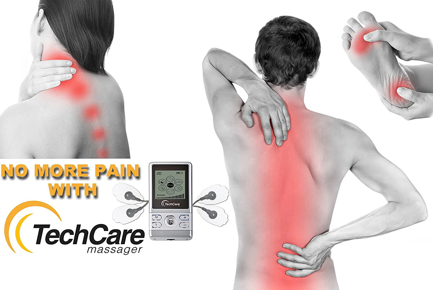 TechCare S Tens Unit 6 modes + Belt + Shoe - Image 5