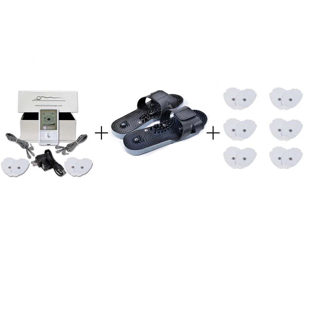 TechCare S Tens Unit + Shoe + 6 Patches
