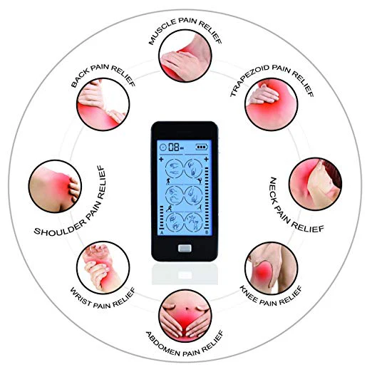 TechCare Touch 24 Massager Tens Unit Muscle Stimulator Machine with Hard Case (Touch Screen) - Image 4