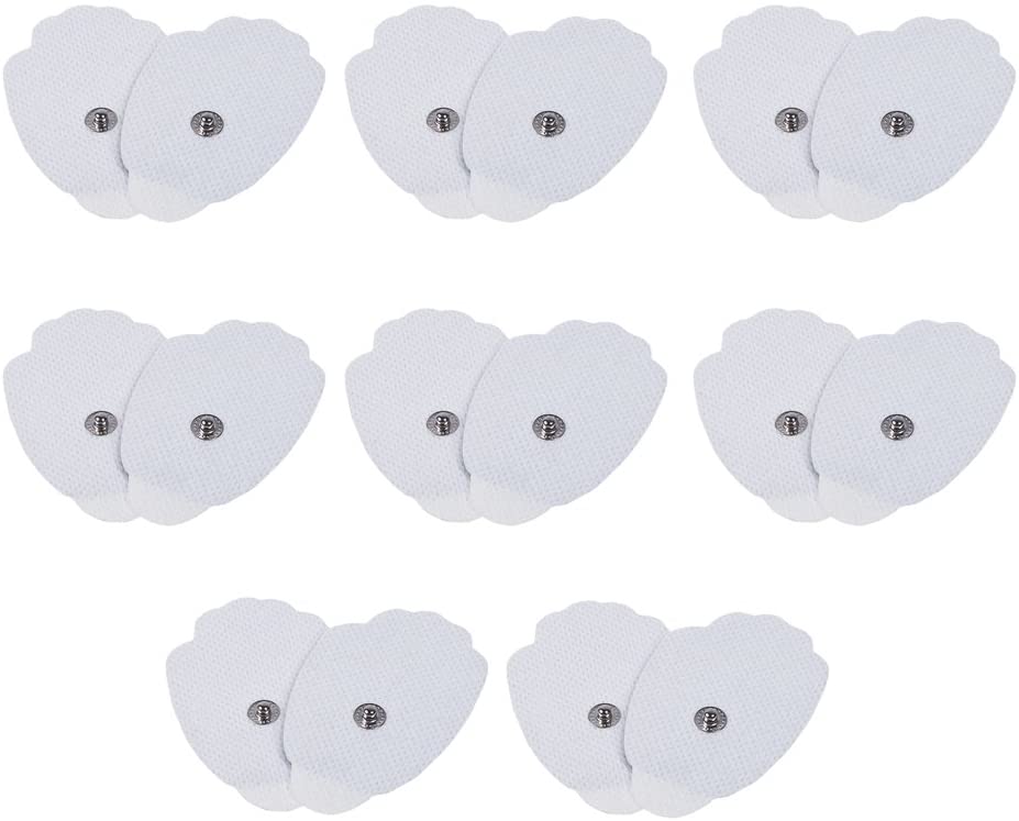 Tens Unit Pads Patches Holder with Extra Replacement Reusable Electrodes 8 Pairs Stick-on Snap on Pads 510(k) Cleared - Image 2