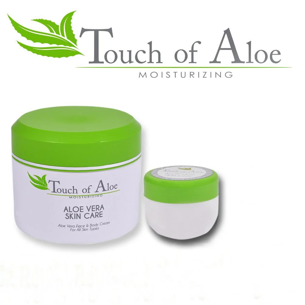 Touch Of Aloe Skin Care Moisturizing Cream 8 Oz Skin Care Jar Best Remedy Skin Repair Cream - Image 15
